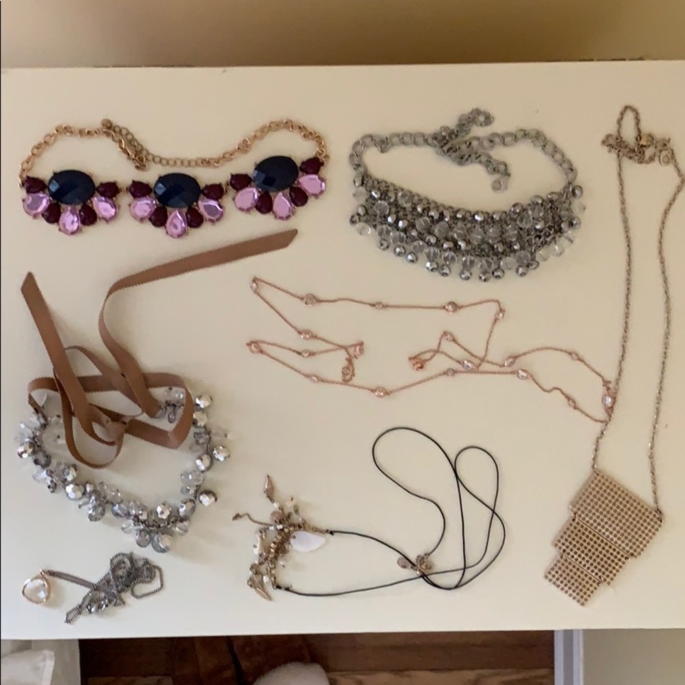 Bundle of Necklaces! Long pendant and short beaded